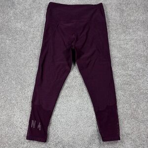 PINK Victoria's Secret Ultimate High Waist Mesh Leggings Maroon Medium